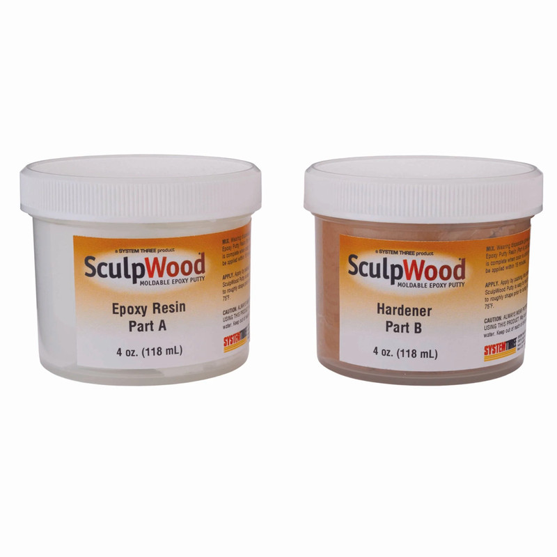 SculpWood Epoxy Putty Kit - Size:8 oz